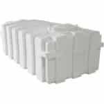 مخزن پلی اتیلن سه لایه 2000 لیتری مکعبی افقی طبرستان