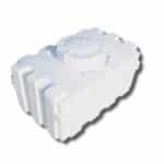 مخزن پلی اتیلن سه لایه 200 لیتری مکعب افقی طبرستان