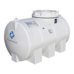 مخزن پلی اتیلن 250 لیتری افقی سه لایه پلاستونیک