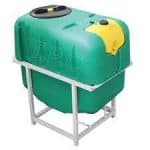 مخزن سم پاش 1000 لیتری پشت تراکتوری سبز طبرستان