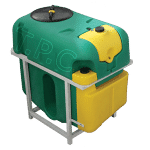 مخزن سم پاش 600 لیتری توربینی سبز طبرستان