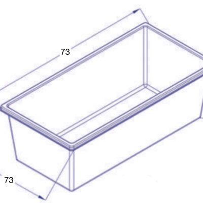 ابعاد وان 60 لیتری PL پلاستونیک