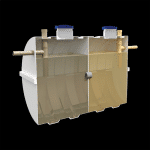 مادول تصفیه آب 2500 لیتری میانی سه لایه پلاستونیک