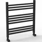 حوله خشک کن استیل فلت 9 لول 50*80 ایران رویال مشکی