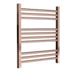 حوله خشک کن استیل لوله ای 10 لول 50*60 ایران رویال رز گلد