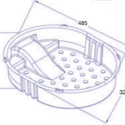 ابعاد استخر بلو گلکسی طبرستان