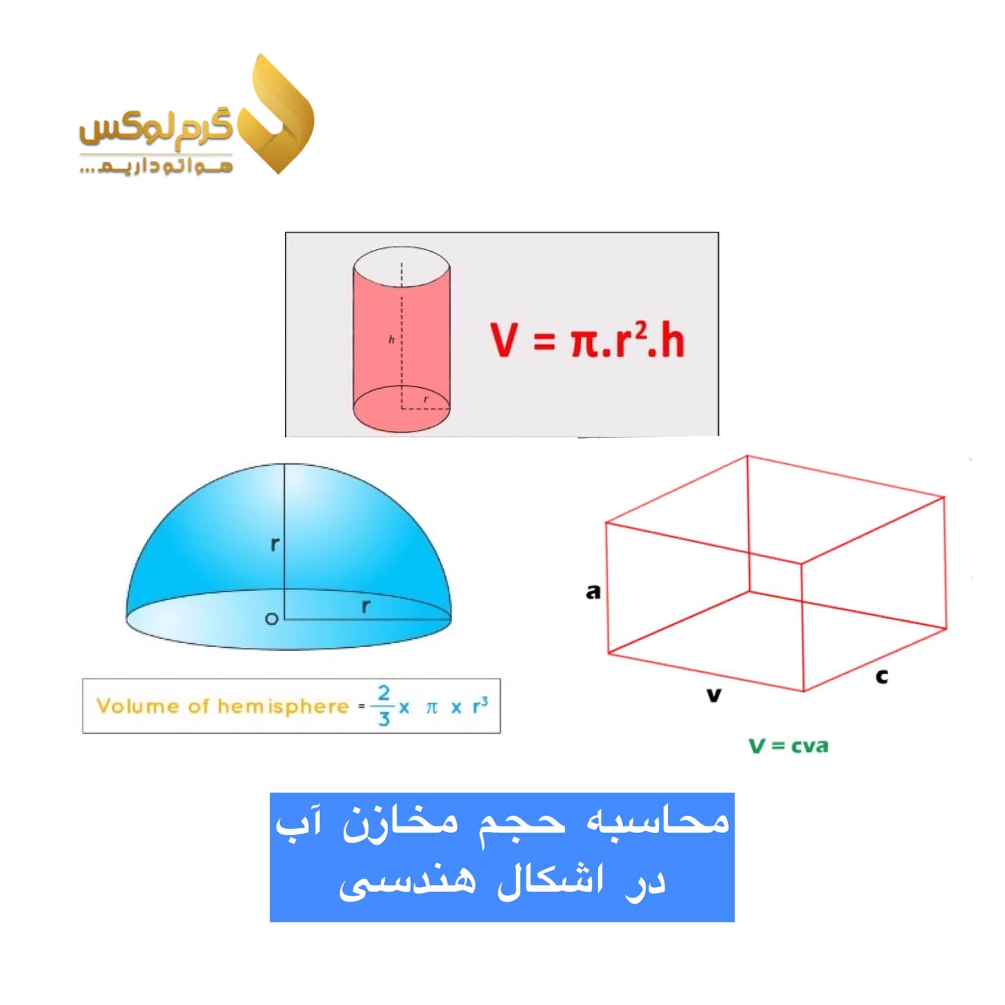 محاسبه حجم مخازن ذخیره آب