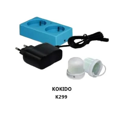 شارژر لامپ به همراه 2 عدد چراغ LED قابل شارژ کوکیدو K299