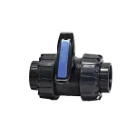 شیرتوپی مهره ماسوره ای دوسر دنده U-PVC استخری سایز 63 گلپایگان