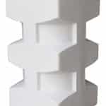 مخزن پلی اتیلن تک لایه 500 لیتری مکعبی عمودی طبرستان