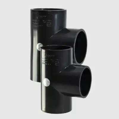 سه راه 90 درجه U-PVC استخری چسبی سایز 63 گلپایگان