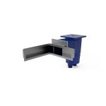 واسطه تبدیلی استیل اسکیمر کنج مگاپول MEGAPOOL