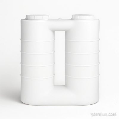 منبع پلاستیکی تک لایه 500 لیتری مکعبی آسان رو دو درب طبرستان